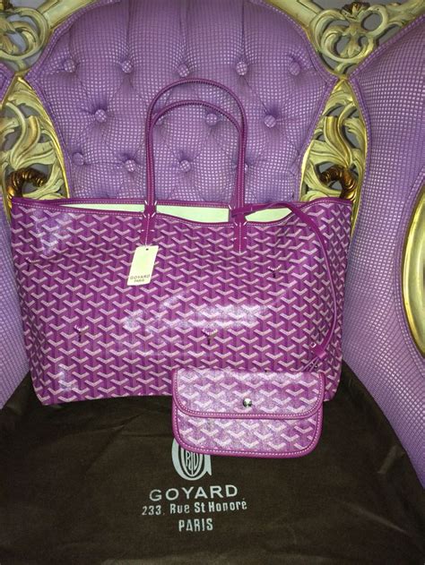 goyard tote bag purple|goyard tote where to buy.